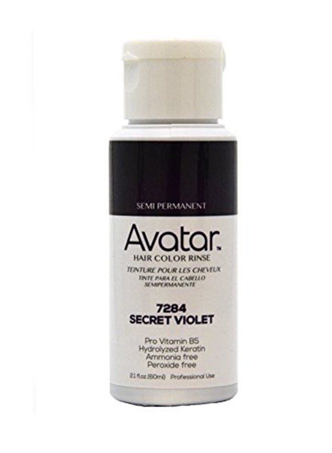 Semi Permanent Hair Colour #7284 Secret Violet 60ml