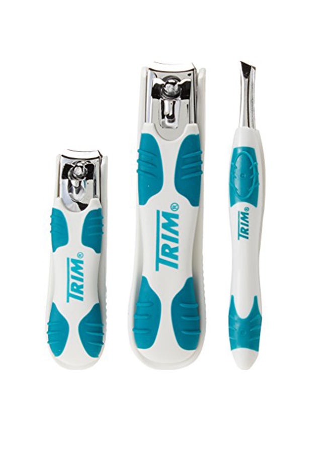 Trim 3-Piece Nail Clipper Set Multicolour - Image 1