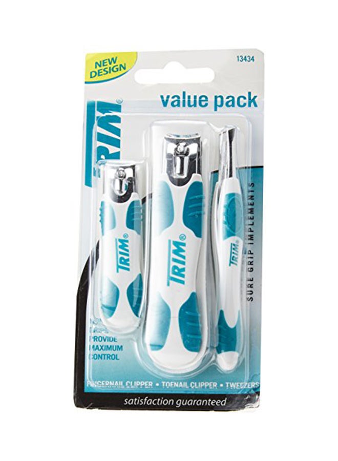 Trim 3-Piece Nail Clipper Set Multicolour - Image 2