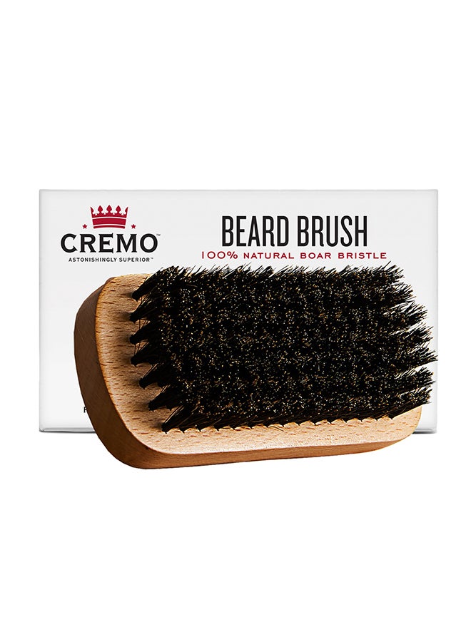 cremo Boar Bristle Beard Brush Brown 2.75x2x4.5inch 