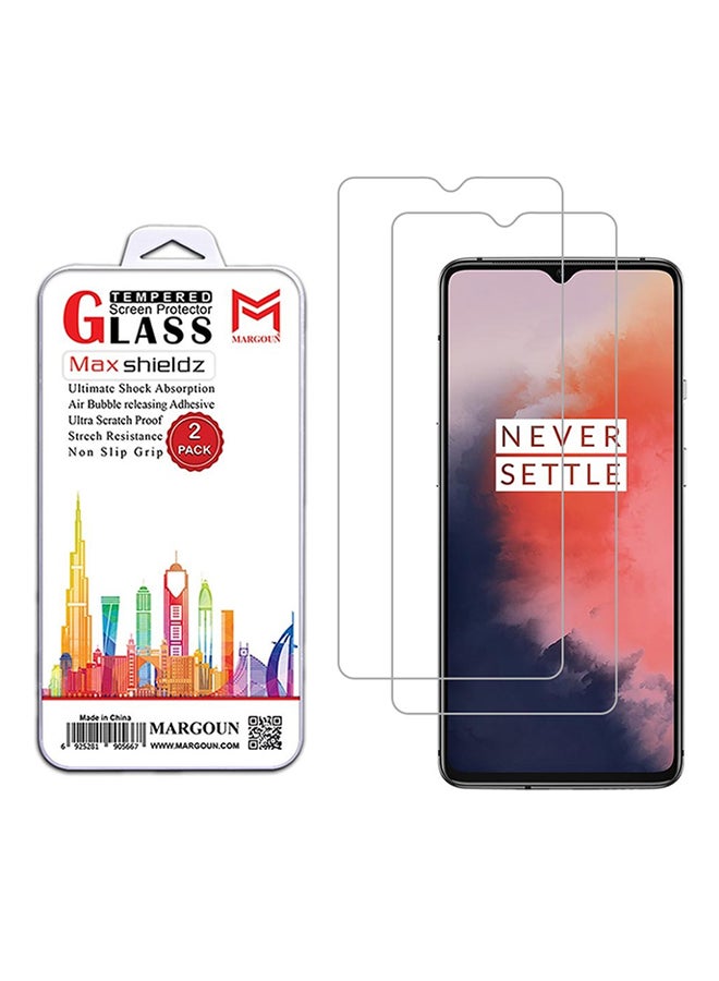 MARGOUN Pack Of 2 Screen Protector For OnePlus 7T Clear - Image 2