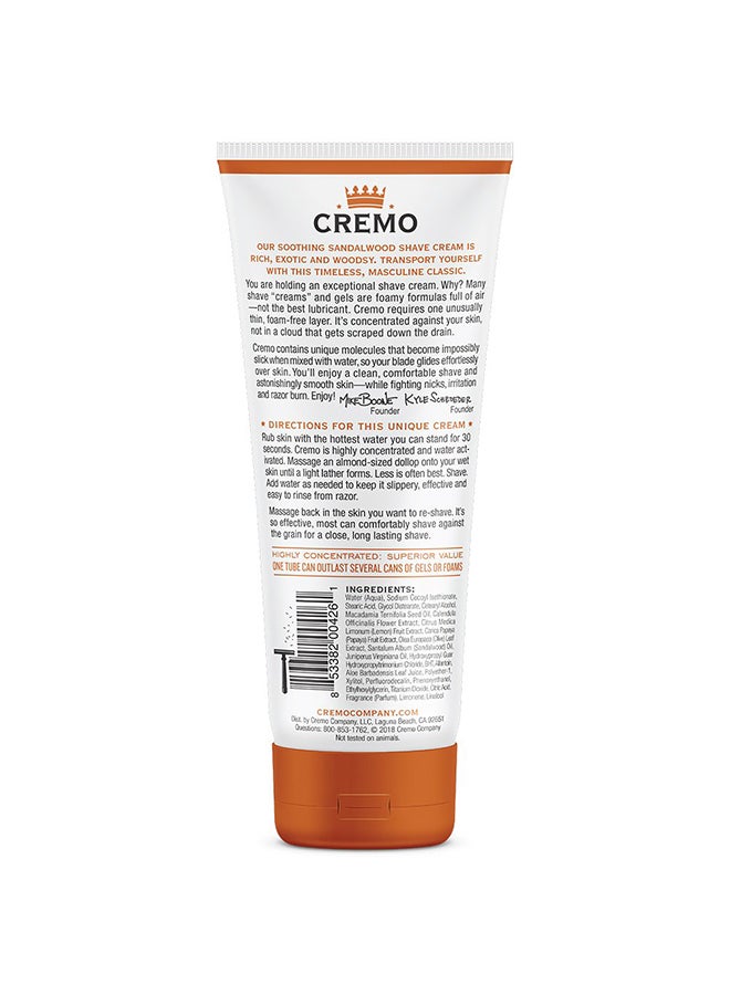 cremo Sandalwood Shave Cream - Image 2