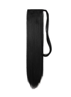 Straight Wrap Around Ponytail Extension Wig Black - v1570096780/N30478247A_1