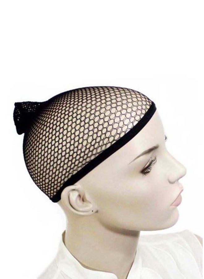 Eayon Hair 3-Piece Open End Mesh Net Wig Cap Liner Black  - Image 2