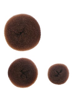 3-Piece Donut Hair Bun Maker Set Brown - v1570096783/N30478253A_1