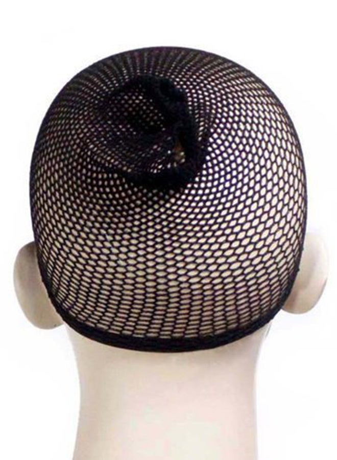 Eayon Hair 3-Piece Open End Mesh Net Wig Cap Liner Black  - Image 3