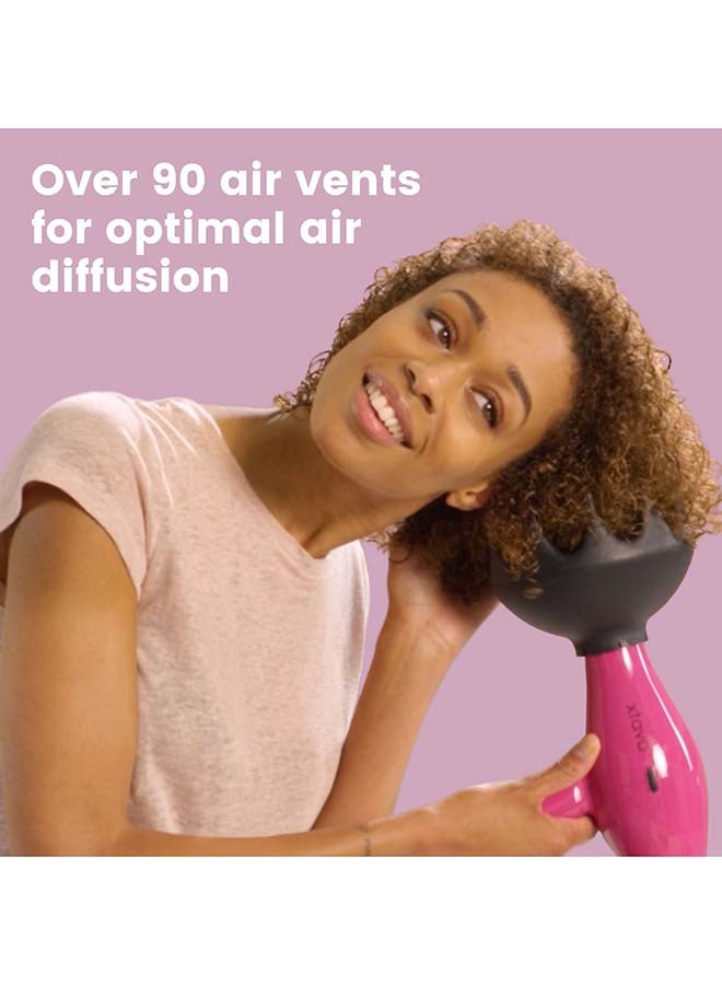 xtava Professional Orchid Large Hair Diffuser For Curly And Natural Hair - Image 3
