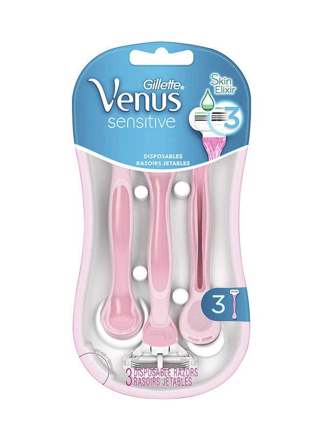 مجموعة شفرات حلاقة للاستخدام مرة واحدة (حزمة من 3 قطع) - Image 2