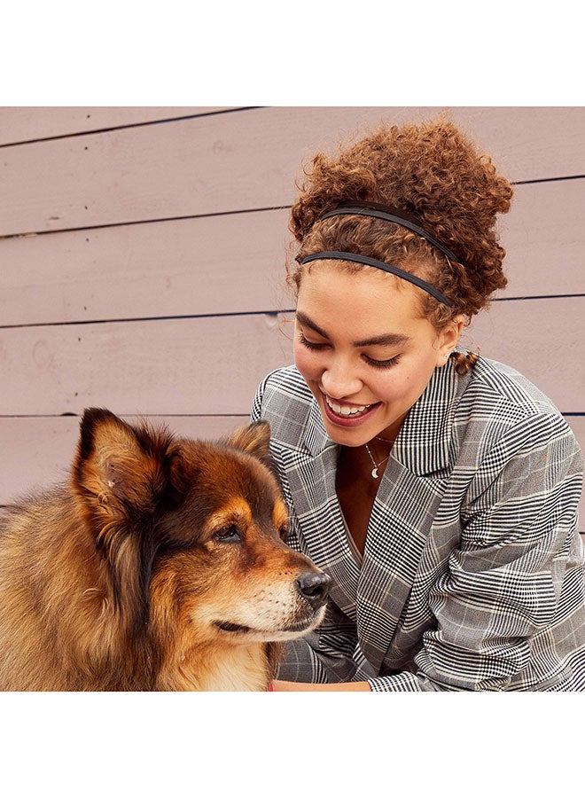 قودي  طقم أربطة شعر محكمة تلتف حول الرأس بتصميم مسطح رفيع - من 6 قطع - Image 3