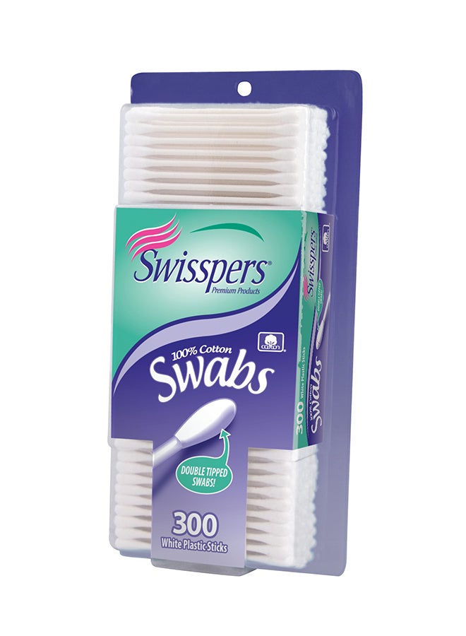 Swisspers - 300-Piece Cotton Swabs - Image 1