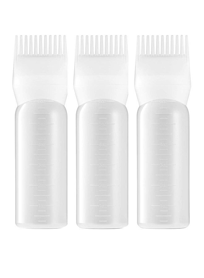 Pack Of 3 Root Comb Applicator Bottle