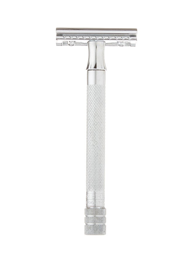 Merkur - Futur Mk 23C Long-Handled Traditional Double Edge Safety Razor Silver - Image 1