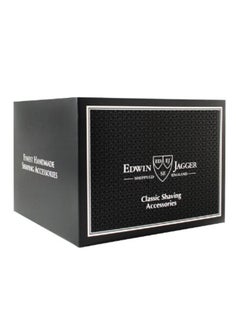 Edwin Jagger Porcelain Shaving Soap Bowl With Handle Black  - Image 3