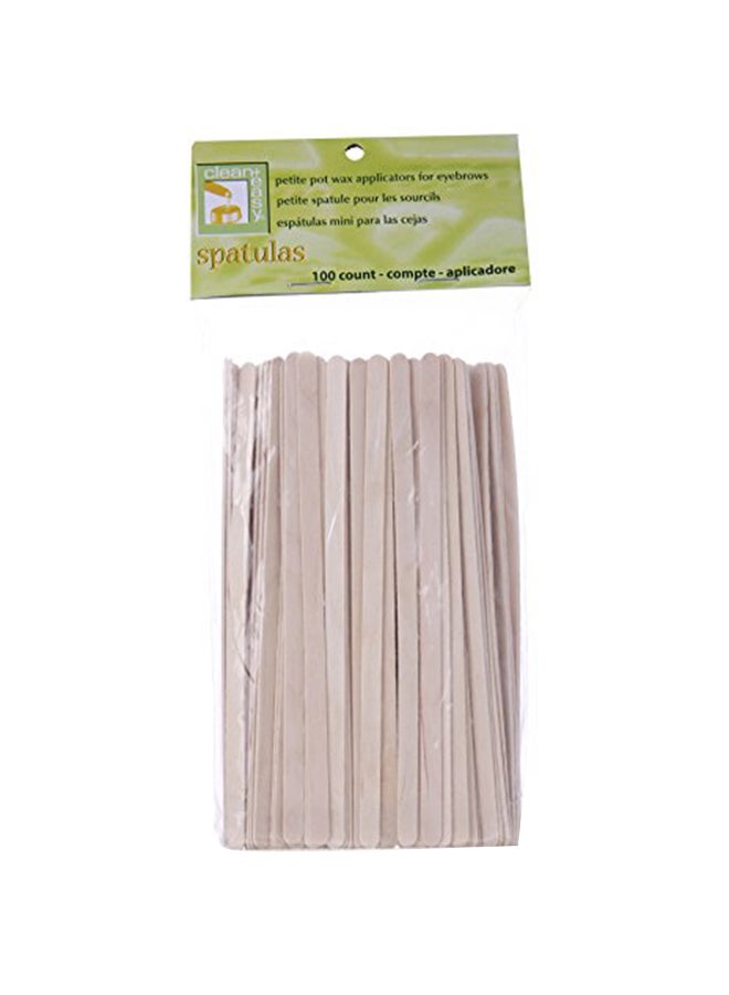 Clean + Easy 100-Piece Applicator Spatulas 