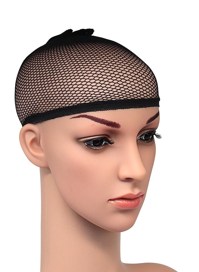 Open End Mesh Net Liner Weaving Cap Black - v1570097014/N30479011A_1