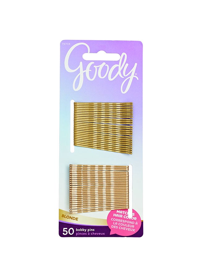 قودي  دبابيس شعر من 50 قطعة ذهبي - Image 2