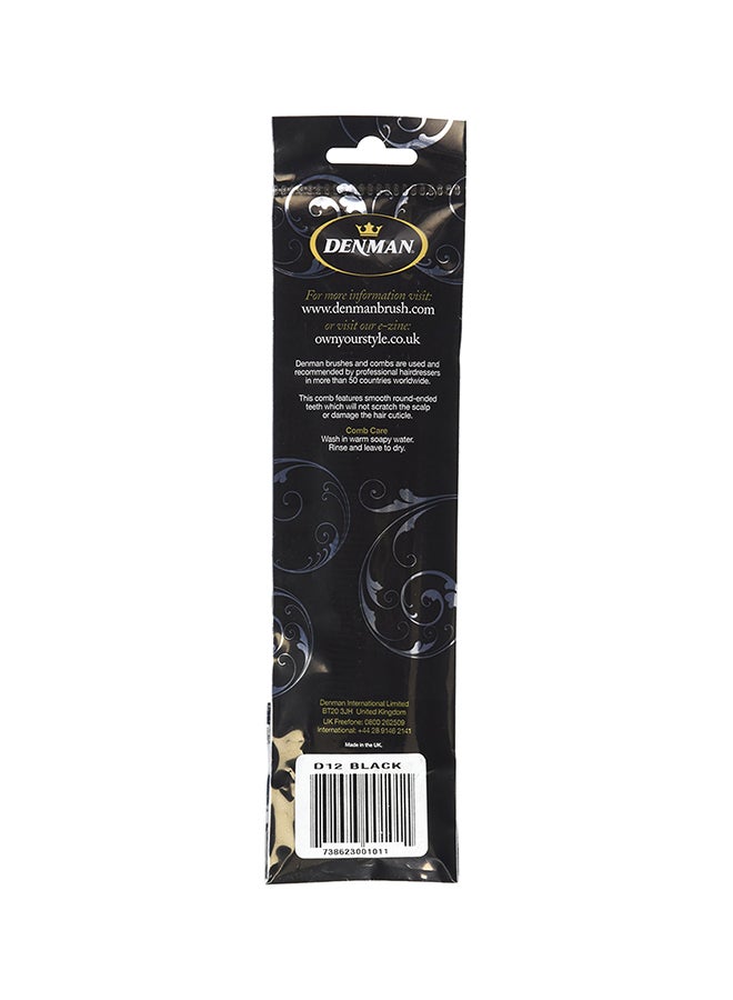 دنمان مشط موس احترافي بثلاثة صفوف أسود 8X2X1.2بوصة - Image 3