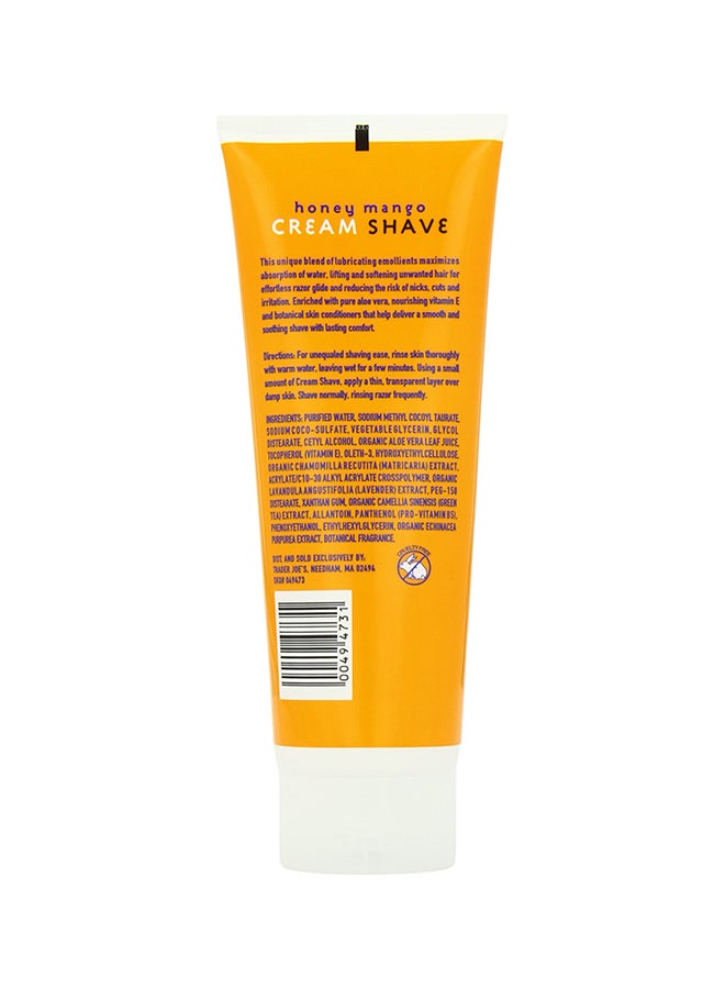 Trader Joe's Moisturizing Cream Shave Honey Mango Orange  - Image 2