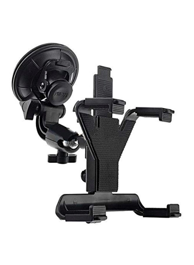 360-Degree Rotating Tablet Mount Black