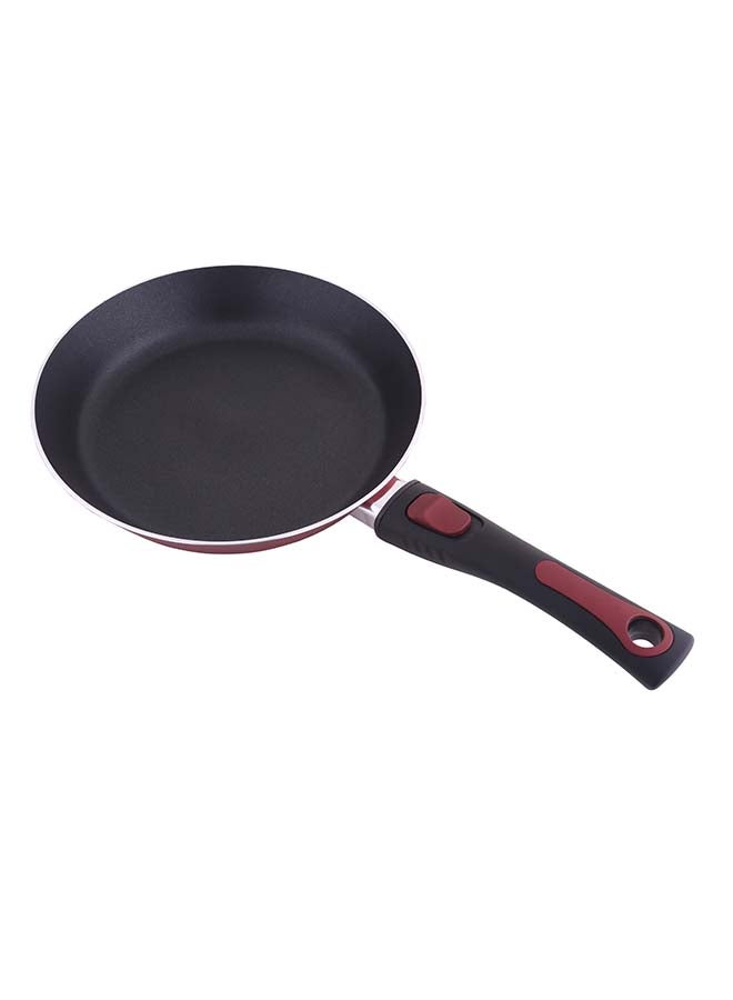 Vetro Classic Open Fry Pan With Detachable Handle Wine Red 26x4.5cm 