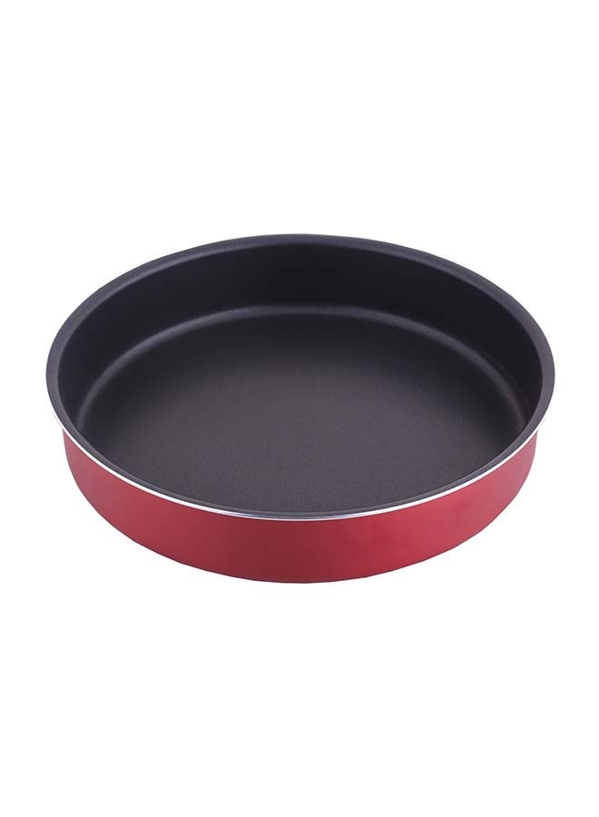 Vetro Classic Round Pan Non Stick Coating Interior Wine Red 28x5cm 