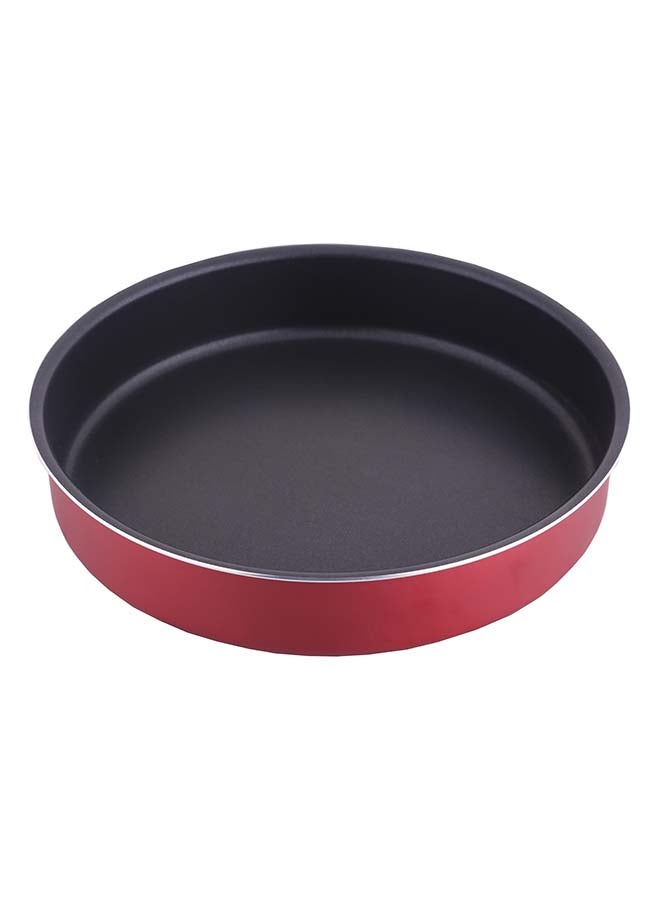 Vetro Classic Round Pan Non Stick Coating Interior Wine Red 24x5cm 