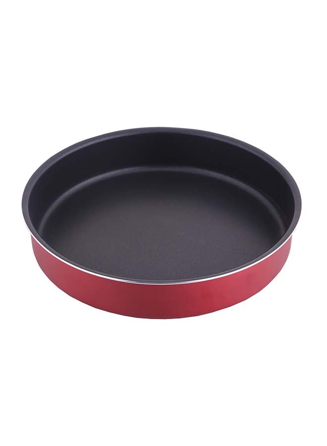 Vetro Classic Round Pan Non Stick Coating Interior Wine Red 26x5cm 