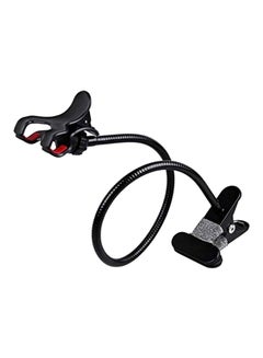 2-Piece Bed Stand For Apple iPhone 4/4S/5/5S/6 Black