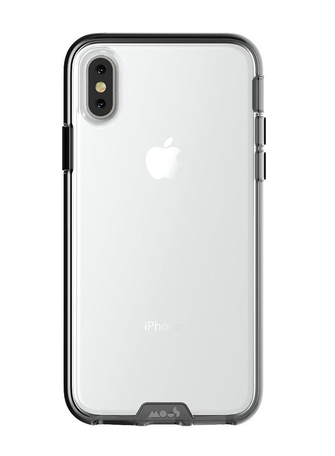 Mous Clarity for iPhone Xs Max Case Cover - Clear with Black frame - Image 1