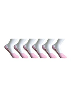 Pair Of 6 Footies Socks Rose