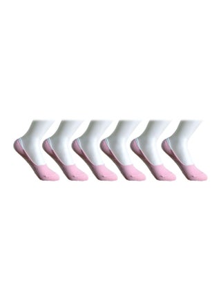 Pair Of 6 Footies Socks Rose - v1570101075/N30515404V_1