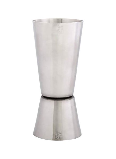 Steel Double End Jigger Peg Measure 30Ml/60Ml Silver