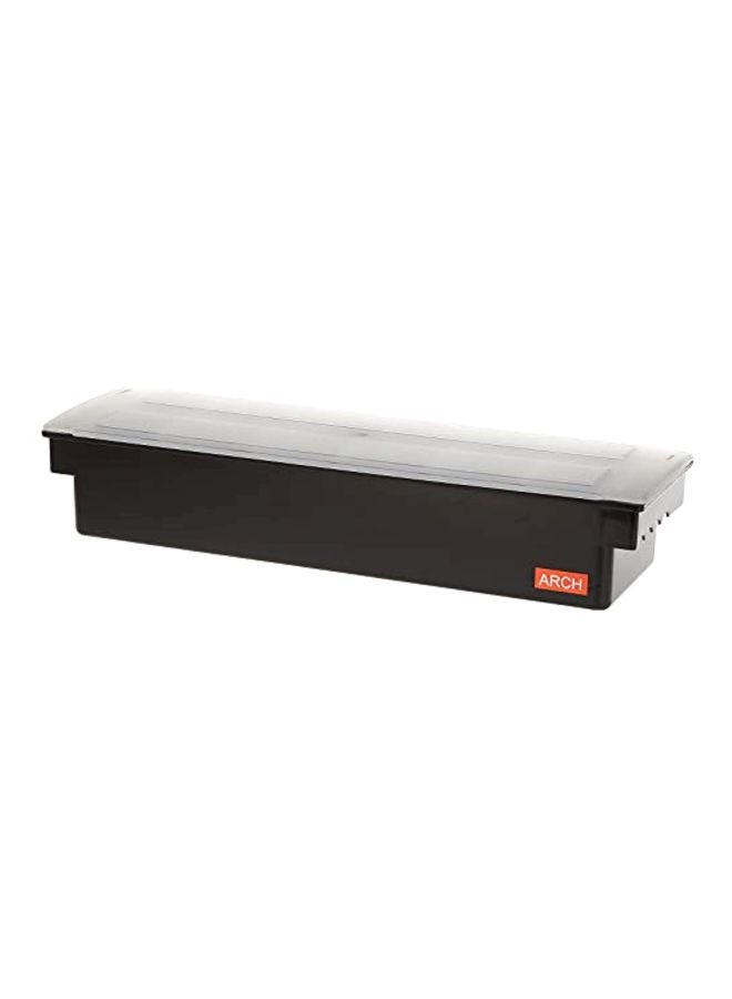 آرك 6 Compt. Garnish Condiment Orgainzer Black/Clear  - Image 1