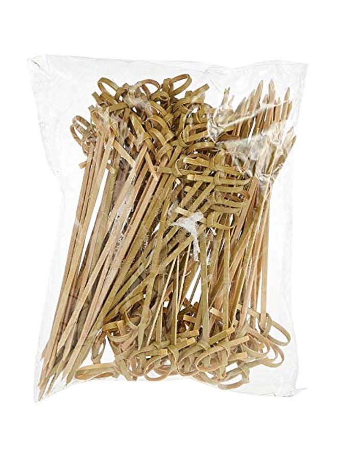 Blossom Bamboo Cocktail Knot Picks Beige  - Image 1