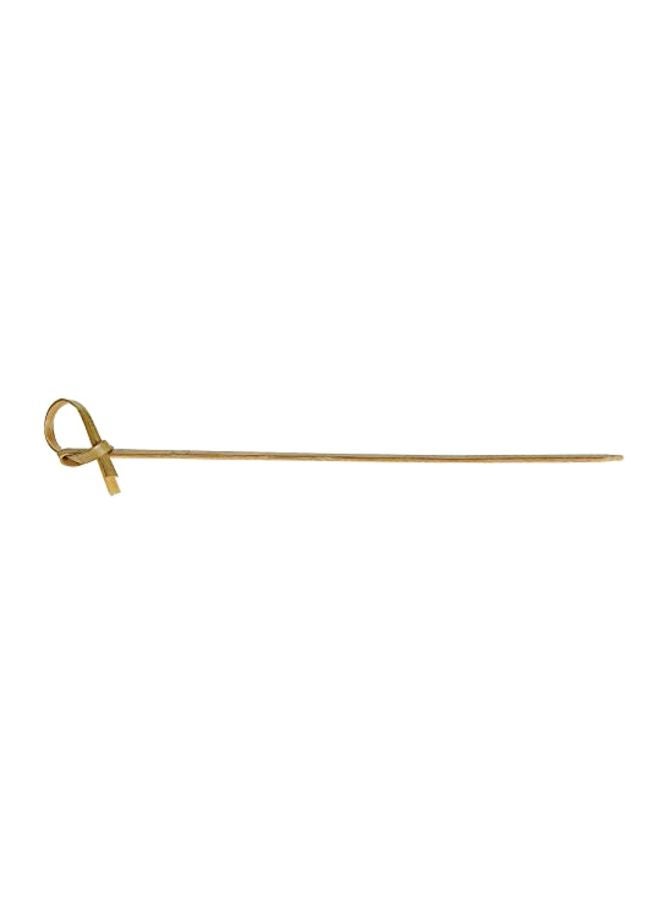 Blossom Bamboo Cocktail Knot Picks Beige  - Image 3