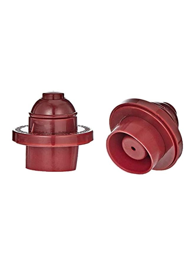 رويي 3-Piece Wine Pump Set Brown - Image 2