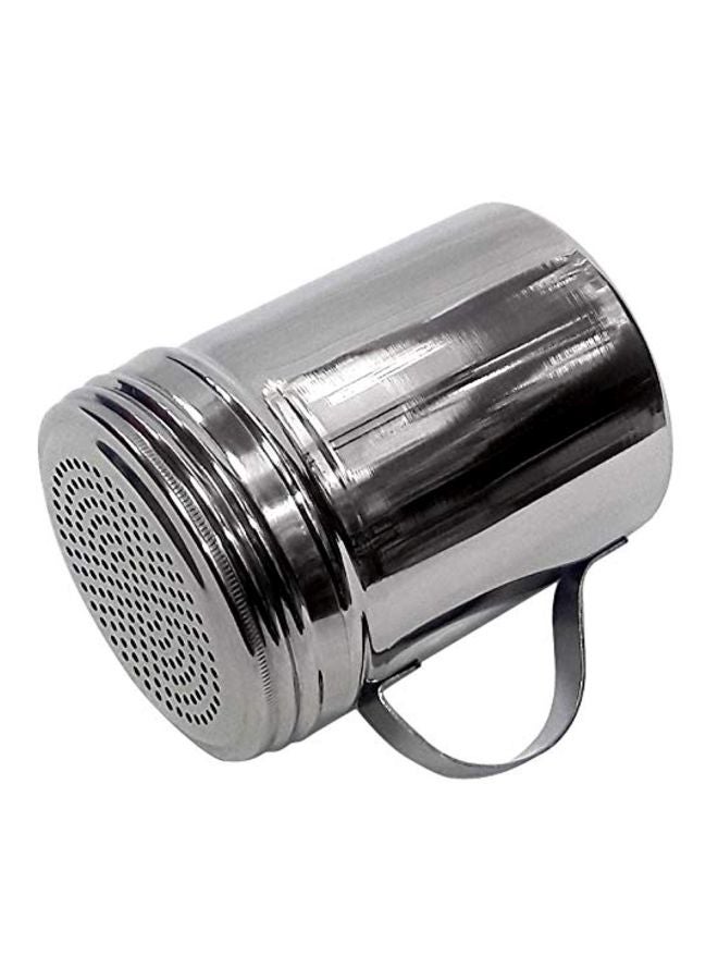 Bhavya Steel Spice Flakes Shaker Cocoa Dredger Silver - Image 2