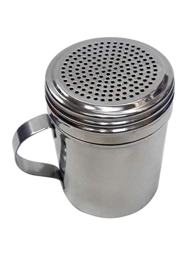 Bhavya Steel Spice Flakes Shaker Cocoa Dredger Silver - Image 3