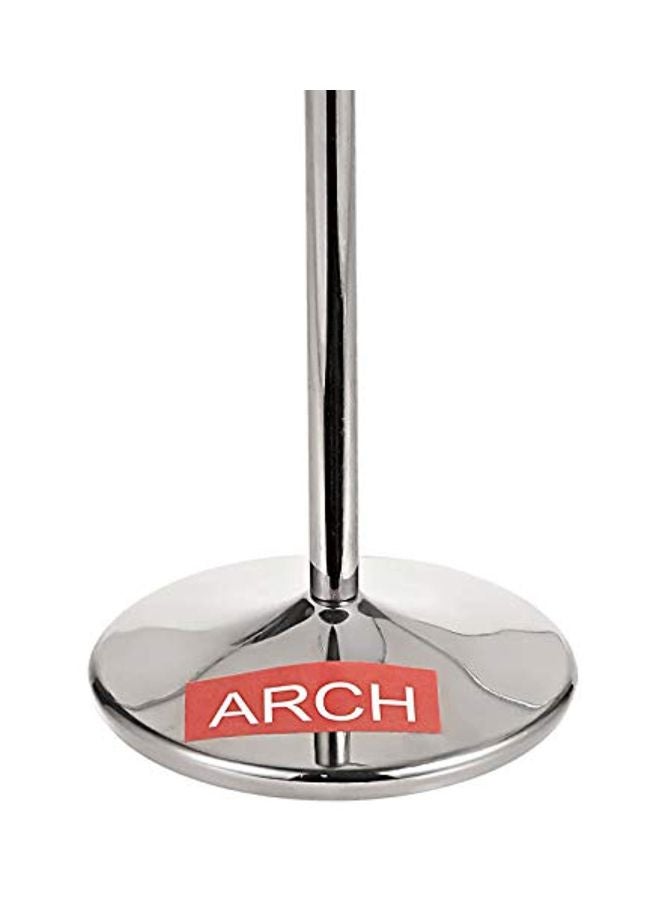 Steel Buffet Menu Tent Card Holder Stand Silver  - Image 2