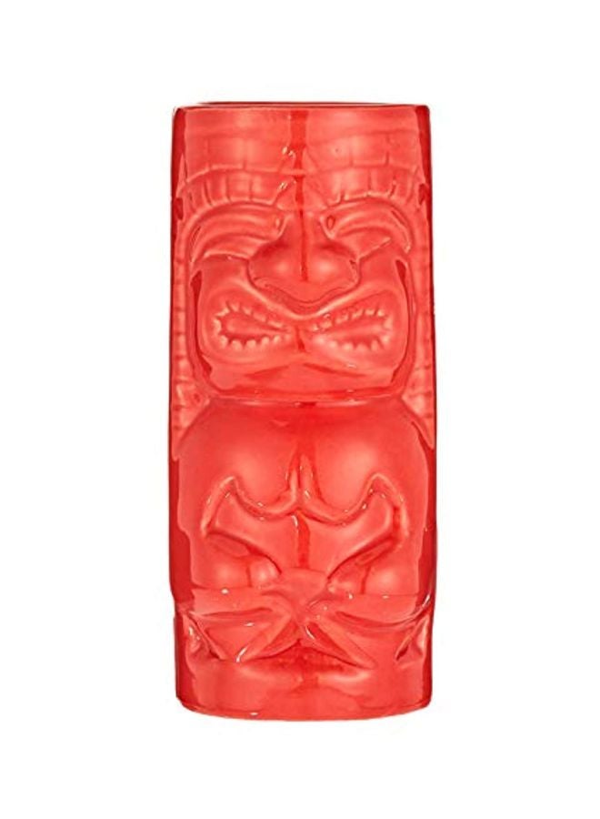 Blossom Household - Ceramic Tiki Mug Red - Image 1