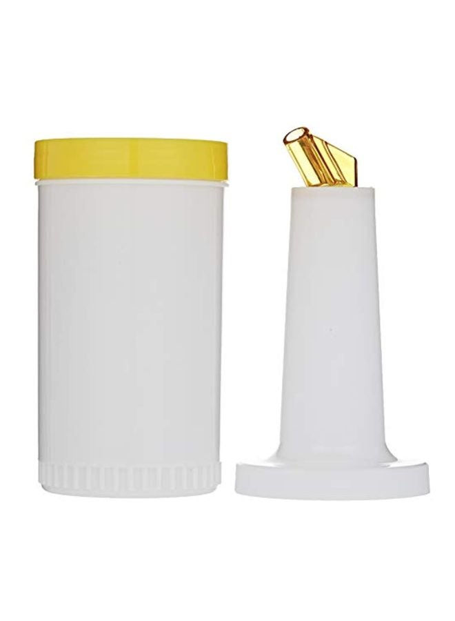Blossom Household Bar Juice Container White/Yellow 1Liters  - Image 1