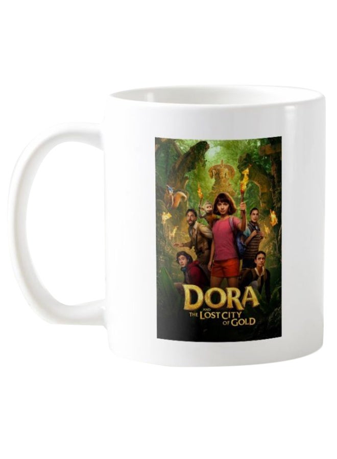 1st Piece Dora And The Lost City Of Gold Printed Coffee Mug White  - Image 1