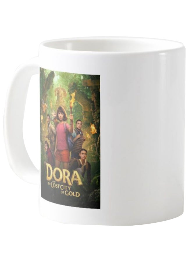 1st Piece Dora And The Lost City Of Gold Printed Coffee Mug White  - Image 2