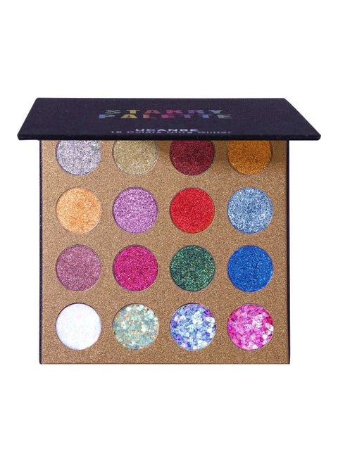 Pro Glitter Eyeshadow Palette Multicolour
