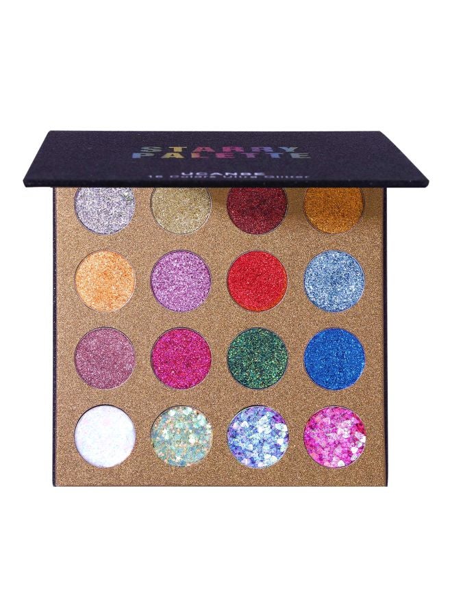 Pro Glitter Eyeshadow Palette Multicolour