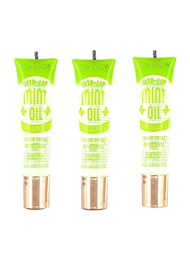 Broadway Pack Of 3 Lip Gloss BCLG0101- Mint Oil