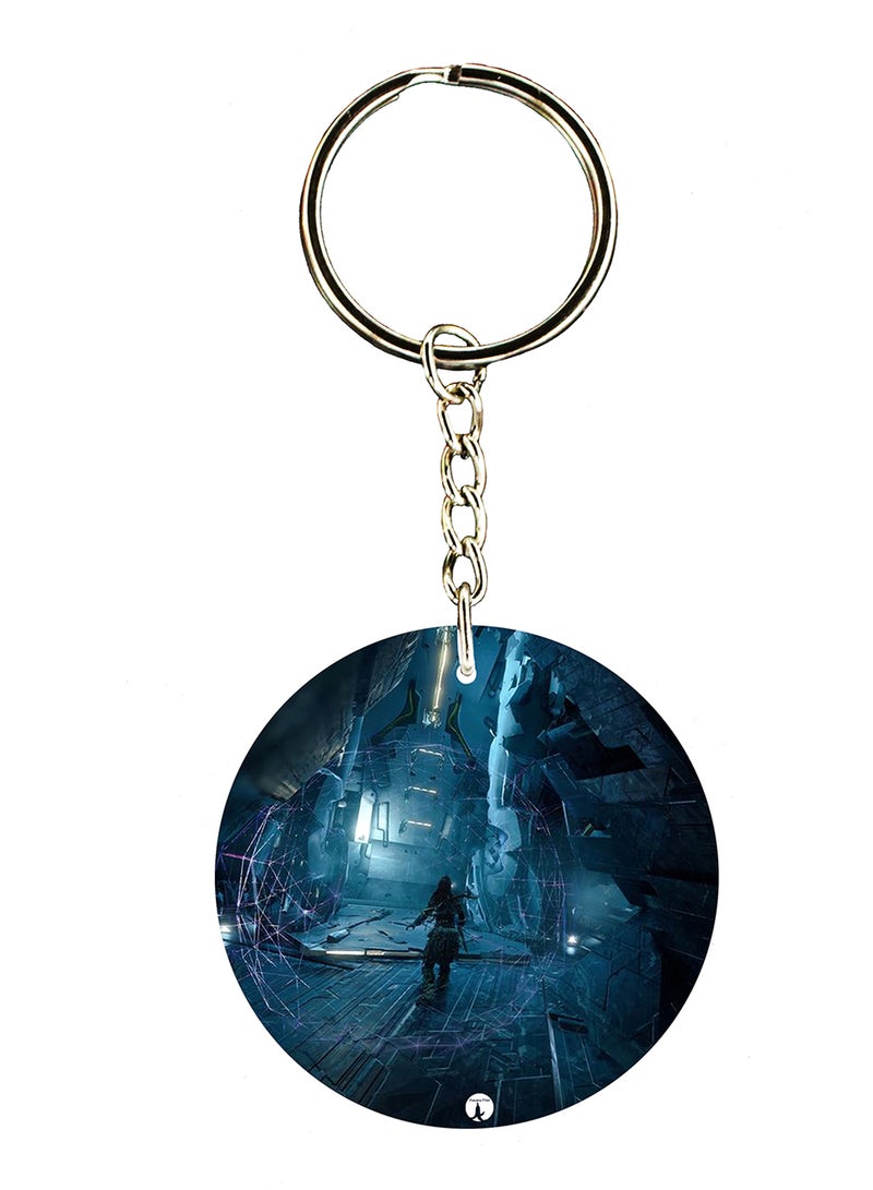 BP Keychain Of The Video Game Assasin's Creed ( 2 Sides)