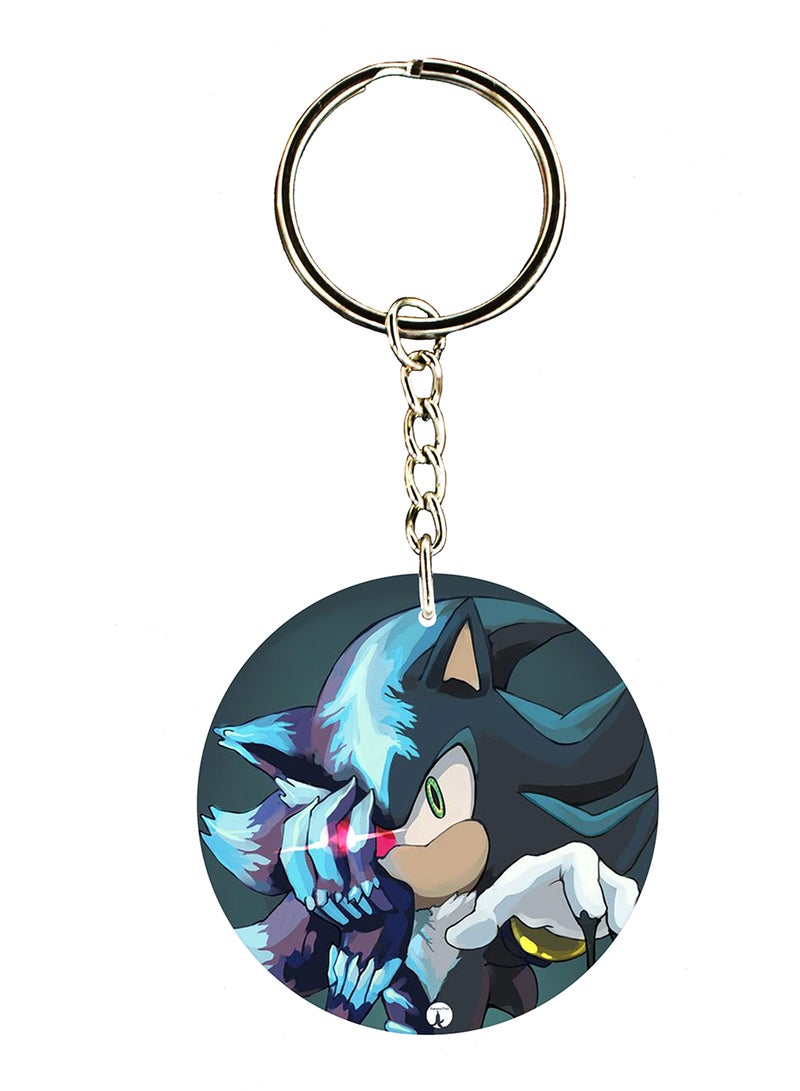 بي بي سلسلة مفاتيح بطبعة لعبة الفيديو Sonic (علي الجانبين)