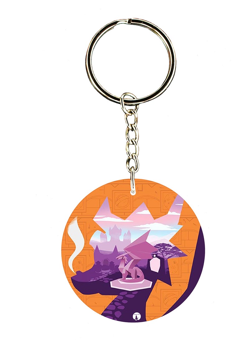 BP Keychain Of The Video Game Spyro ( 2 Sides)