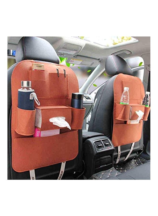 2-Piece Car Multi-Pocket Back Seat Organizer - Image 2